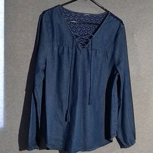 3/$15💲Vintage jean top